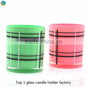 Crystal Candle Holder With Hanging Crystals Candle Votive Candle Holder thumbnail-3
