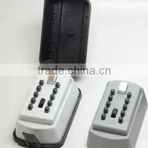 99x59x43MM Wall Mount Security Key Storage Box Combination Lock Zinc Alloy Outdoor Digital Key Security Organizer Boxes 450806 thumbnail-2