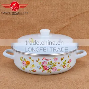 High Quality 20cm Enamel Deep Frying Pot / Enamel Frier thumbnail-1