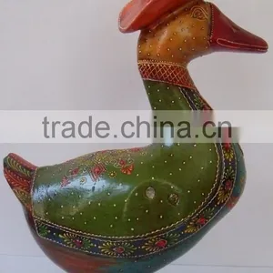 Unique Hand Painted Resin Duck thumbnail-1
