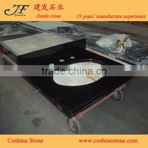 Modern Bathroom Design Prefab Bathroom Countertop Black Galaxy Countertop thumbnail-3
