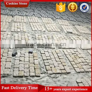 Granite Cobblestone Paver Mats, Mesh Cobblestone Pavers for Sale thumbnail-6
