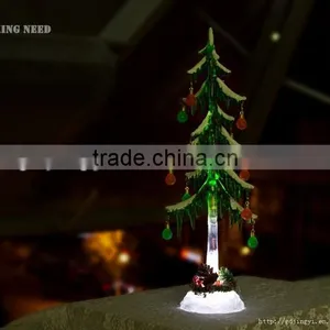 Frozen Acrylic Christmas Tree With Small Night Light thumbnail-2