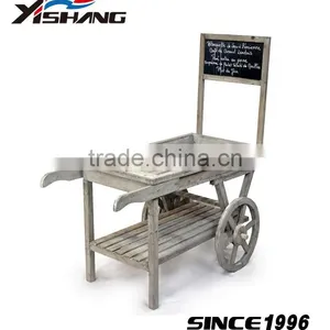 Flower Shop Antique Cart Wooden Display Flower Rack thumbnail-1