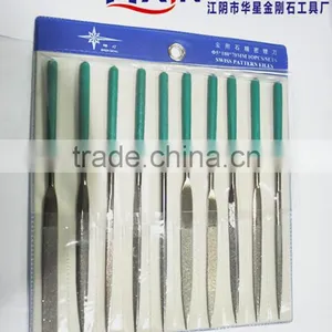 10 Different Shapes Electroplated Diamond Files Set With Black Nickel thumbnail-1