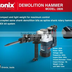 Ronix Industrial Level Demolition Hammer 17mm 950W Model 2806 thumbnail-1