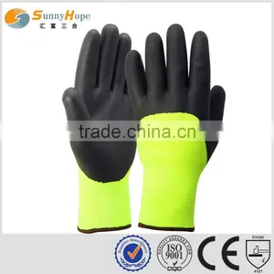 Sunny Hope 3/4 Coated Cheap Nitrile Winter Smooth Coated Glove Safety Gloves thumbnail-1