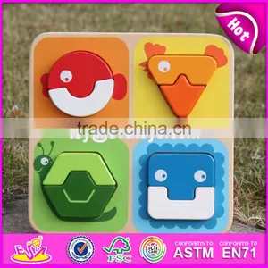 2017 Manufacturer of New Kids Animal Toy Wooden Jigsaw Puzzle Maker W14D028 thumbnail-2