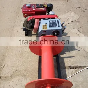 100M Steel Wire Rop Cable Winch Machine Made in China/ 3T Gasoline Engine Cable Winch thumbnail-4