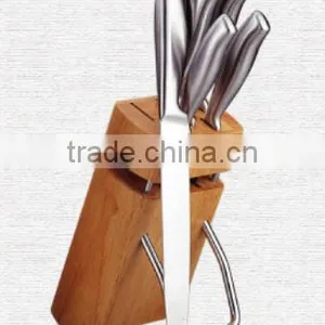 5pcs Wooden Kitchen Knife Block thumbnail-1