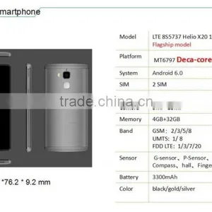 LTE8S5737 5.5" High End Cheap Deca-core Mobile Phone thumbnail-3