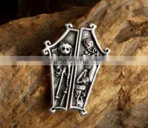 Cheap 2016 New The Nightmare Before Christmas Jack Lisa Couple Pendant Necklace Jewelry Gift thumbnail-3