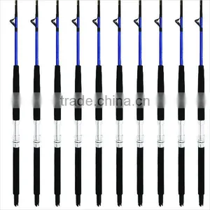 601 Fiberglass Solid Trolling Fishing Rod With Blue Color thumbnail-2