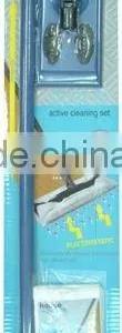 Microfiber Flat Mop With Telescopic Steel Handle thumbnail-1