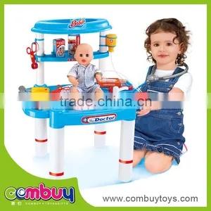 Kids Play At Home Nurse Pretend Operating Doctor Table Play Set thumbnail-1