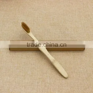 Ec-friendly Nice-looking Custom Natural Color Bamboo Toothbrush thumbnail-5