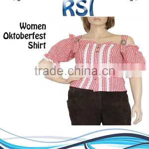 LADIES OKTOBERFEST GERMAN BAVARIAN SHIRT FOR WOMEN thumbnail-1