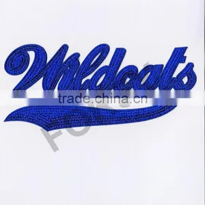 Iron on Embroidered Letters,sequins Heat Transfer thumbnail-1