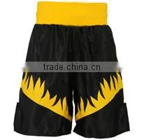 Black & Yellow Color Boxing Shorts thumbnail-1