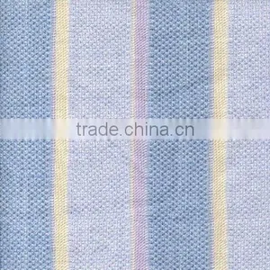High Quality 55% Linen 45% Cotton Y/D Stripe Fabric for Garment thumbnail-1