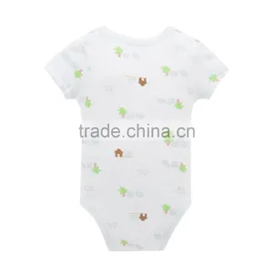 OEM Sevice Baby Clothes Short Sleeve Cotton Baby Romper For Summer Jumpsuit thumbnail-2