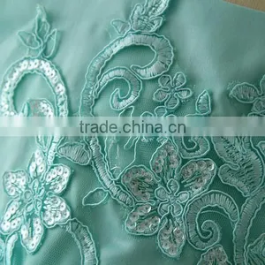 2017 Indian Girls Without Dress Pictures Summer Green Flower Puffy Party Dress Turkey Girls Shining Performance Dance Dresses thumbnail-5
