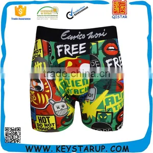 Printed Underwear Undergarments Boxer Brief Underpants Mans Shorts Trunk Custom Design thumbnail-1