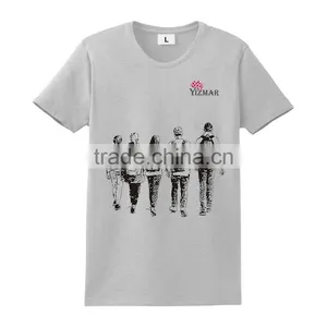 China Wholesale Cheap 100% Cotton Men's Custom t Shirt Printing thumbnail-3