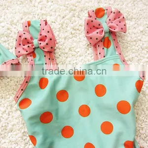 S31356W New Style Hot Sell Baby Lovely Beautiful One Piece Swimwear thumbnail-3