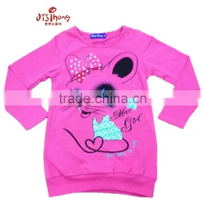 Long Sleeve Chidren T Shirt Wholesale Apparel Bulk Garment Stock Clothes Lot Girls Clothing thumbnail-1