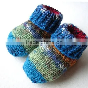 Hand Knit Baby Shoe High Quality in Bulk thumbnail-5