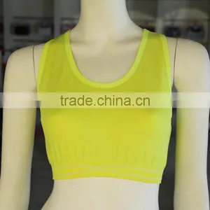 Seamless Knitting Yoga Sports Women Sexy Nude Bra thumbnail-1