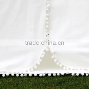 ShiJ Tipi Cotton Canvas Kids Play Tent House thumbnail-4