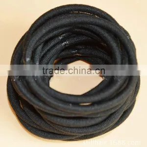 Black Ponytail Ring Elastic Hair Bands thumbnail-4