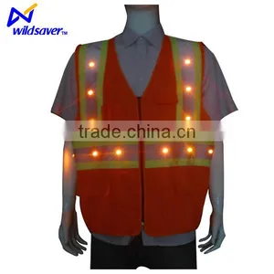 EL Led Flashing Camo Safety Vest thumbnail-5