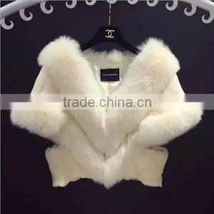 Cape Imitation Fox Fur Fur Scarf Shawl thumbnail-3