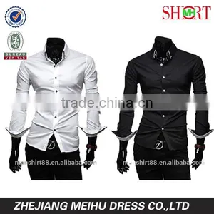 2016 Mens Slim Fit Button Down Casual Dress Shirt thumbnail-1