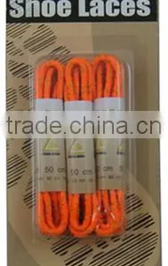 Printed Round Polyester Shoe Laces With Plastic Tips thumbnail-1