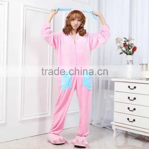 Soft Fannel Warm Rabbit Costume Wholesale Bunny Costume Animal Adult Onesie thumbnail-1