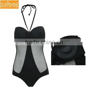 Custom Transparent Push Up Pad Underwired Cup Lady Swimwear thumbnail-1