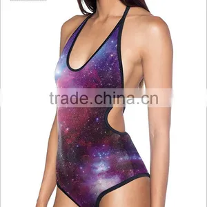 2017 Blue Celebrity One Piece Swimwear thumbnail-1