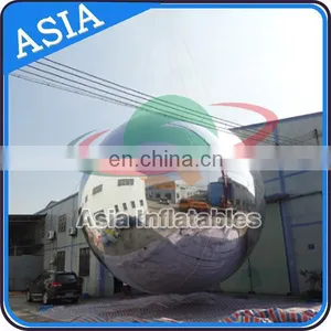 Customized 8m Advertising Inflatable Commercial Mirror Balloon, Giant Mirror Balloon Silk Mirror Customized Air Decorate Ball thumbnail-2