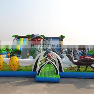 HI 0.55mm PVC Kids and Adults Inflatable Dinosaur Amusement Park Games for Sale From China Factory thumbnail-3