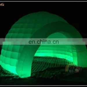 New Product Inflatable LED Light Dome Tent Round Type Photo Booth Igloo Tent On Sale thumbnail-2