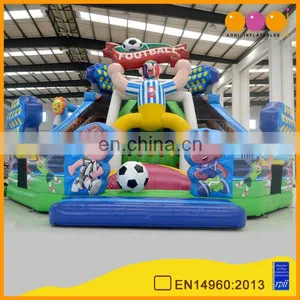 2016 Latest Design Cheap Football Theme Inflatable Fun City Infltable Fun Park Playground on Sale thumbnail-1