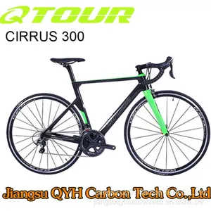 QTOUR 700C Full Carbon Fiber Road Bicycle Cirrus 100 V Brake Aero Carbon Road Bicycle thumbnail-2