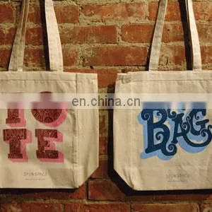 Wholesale Recyclable Cotton Shopping Bag/Fashion Reusable Eco-friendly Cheap Cotton Tote Bag thumbnail-3