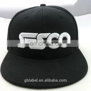 6 Panels Short Brim 3D Embroidery Custom China Snapback Hats Wholesale thumbnail-1