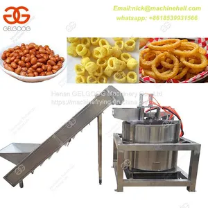 Stainless Steel Automatic Fried Snack Food De-Oiling Machine/Hot Selling Potato Chips/Peanuts Deoiling Machine thumbnail-3