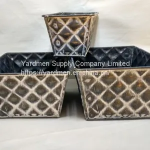 2018 German Style Iron Sheet Material Flower Pot From China Factory thumbnail-1
